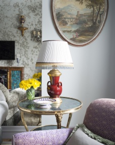 Фото интерьера гостиной небольшой квартиры в стиле фьюжн