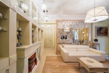 Фото интерьера зоны отдыха квартиры в современном стиле