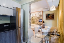 Фото интерьера столовой квартиры в современном стиле