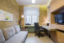Фото интерьера кабинета квартиры в современном стиле