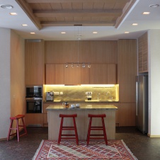 Фото интерьера кухни гостевого дома в стиле шале