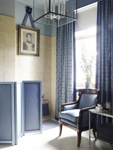 Фото интерьера санузла квартиры в стиле неоклассика