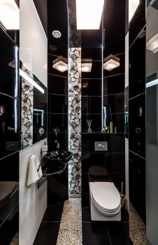 Фото интерьера санузла дома в современном стиле