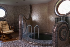 Фото интерьера СПА-зоны дома в стиле неоклассика