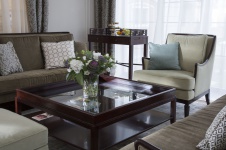 Фото интерьера зоны отдыха дома в стиле ар-деко