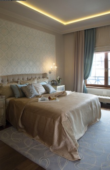 Фото интерьера спальни дома в стиле ар-деко