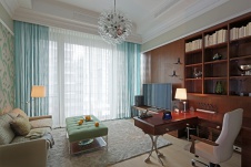 Фото интерьера детской двухуровневой квартиры в стиле ар-деко