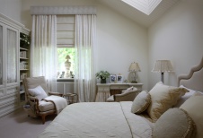 Фото интерьера спальни дома в стиле фьюжн