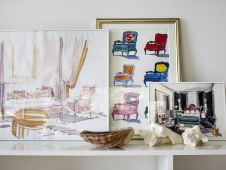 Фото интерьера гостиной квартиры в стиле фьюжн