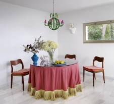 Фото интерьера столовой квартиры в стиле фьюжн