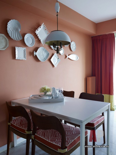 Фото интерьера кухни квартиры в средиземноморском стиле