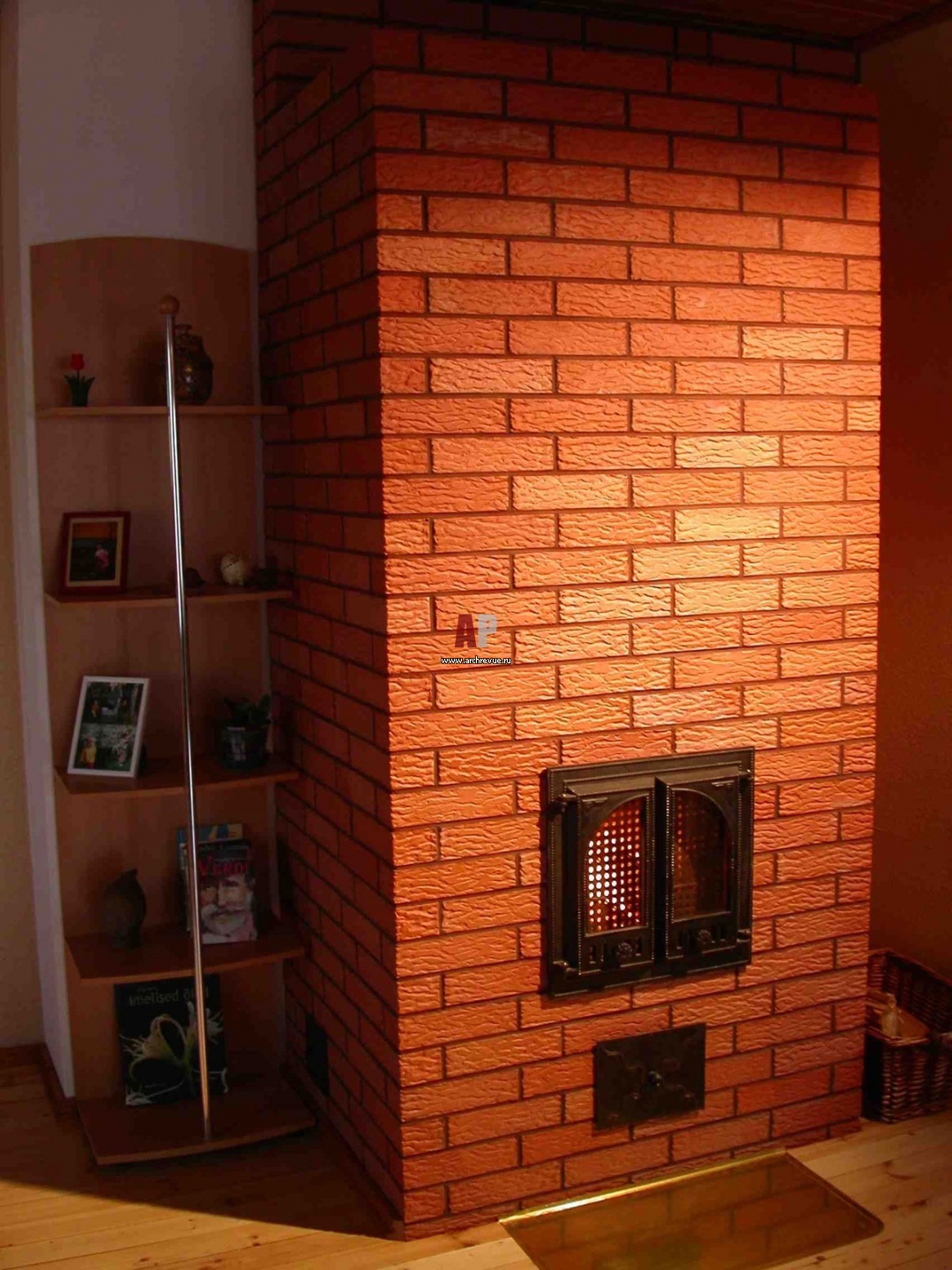 Печка красный кирпич
