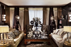 Фото интерьера зоны отдыха квартиры в стиле фьюжн