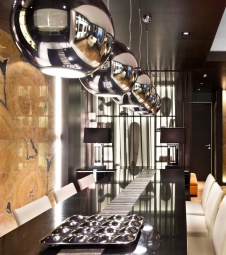 Фото интерьера кухни квартиры в стиле фьюжн