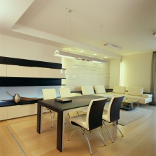 Фото интерьера гостиной квартиры в стиле минимализм