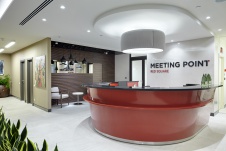 Фото интерьера ресепшен офиса в современном стиле