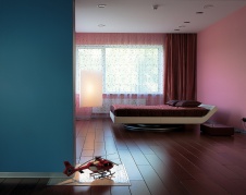 Фото интерьера спальни дома в стиле минимализм