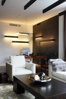 Фото интерьера кабинета дома в современном стиле