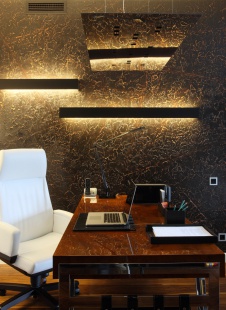 Фото интерьера кабинета дома в современном стиле