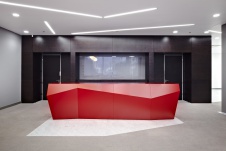 Фото интерьера ресепшен офиса в современном стиле