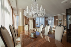 Фото интерьера столовой квартиры в стиле ар-деко