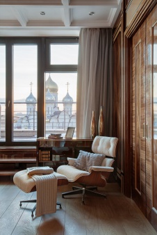 Фото интерьера кабинета квартиры в стиле ар-деко