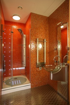 Фото интерьера санузла квартиры в стиле минимализм