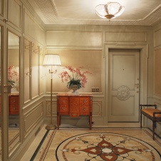 Фото интерьера входной зоны квартиры в классическом стиле