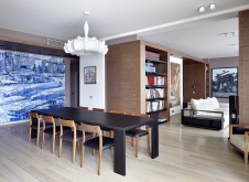 Фото интерьера гостиной квартиры в стиле минимализм