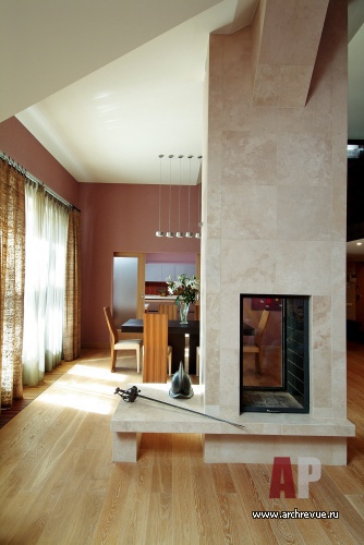 Фото интерьера камина квартиры в стиле минимализм