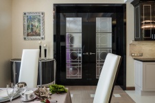 Фото интерьера столовой квартиры в стиле ар-деко