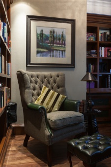 Фото интерьера кабинета квартиры в стиле ар-деко