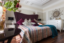 Фото интерьера спальни квартиры в стиле ар-деко