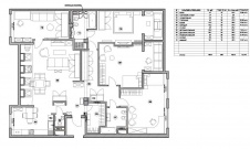 План квартиры 189,9 кв. м в мансарде.