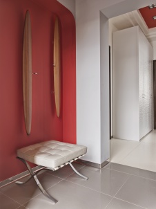 Фото интерьера входной зоны квартиры в современном стиле