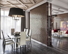 Фото интерьера гостиной квартиры в современном стиле