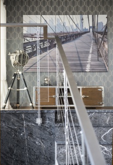 Фото лестницы дома в стиле фьюжн