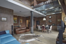 Фото интерьера гостиной квартиры в современном стиле