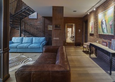 Фото интерьера зоны отдыха квартиры в современном стиле