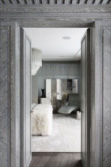 Фото интерьера спальни квартиры в современном стиле