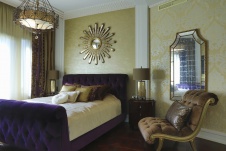 Фото интерьера спальни квартиры в стиле ар-деко
