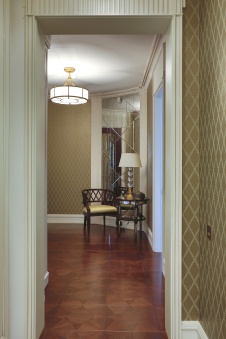 Фото интерьера зоны отдыха квартиры в стиле ар-деко