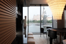 Фото интерьера столовой квартиры в современном стиле