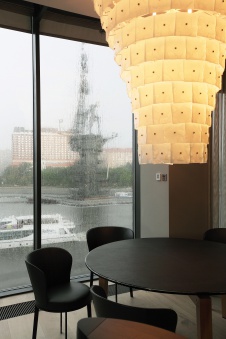 Фото интерьера столовой квартиры в современном стиле