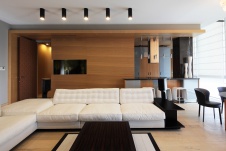 Фото интерьера зоны отдыха квартиры в современном стиле