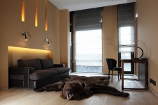 Фото интерьера кабинета квартиры в современном стиле