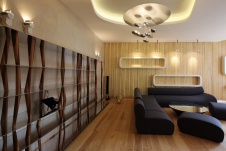 Фото интерьера зоны отдыха квартиры в современном стиле