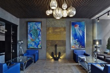 Фото интерьера зоны отдыха офиса в современном стиле