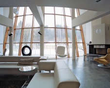 Фото интерьера каминной дома в стиле минимализм