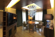 Фото интерьера столовой дома в современном стиле